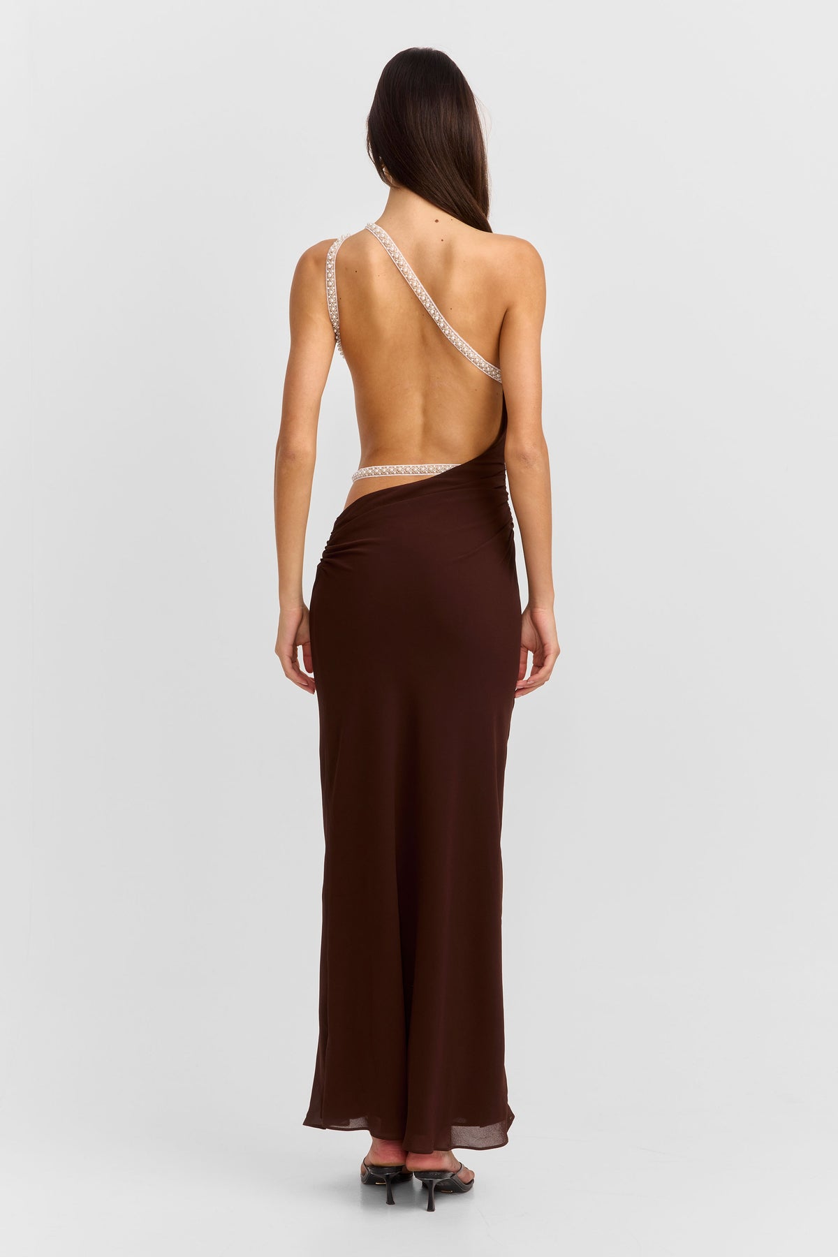 Onyx Maxi Dress Chocolate