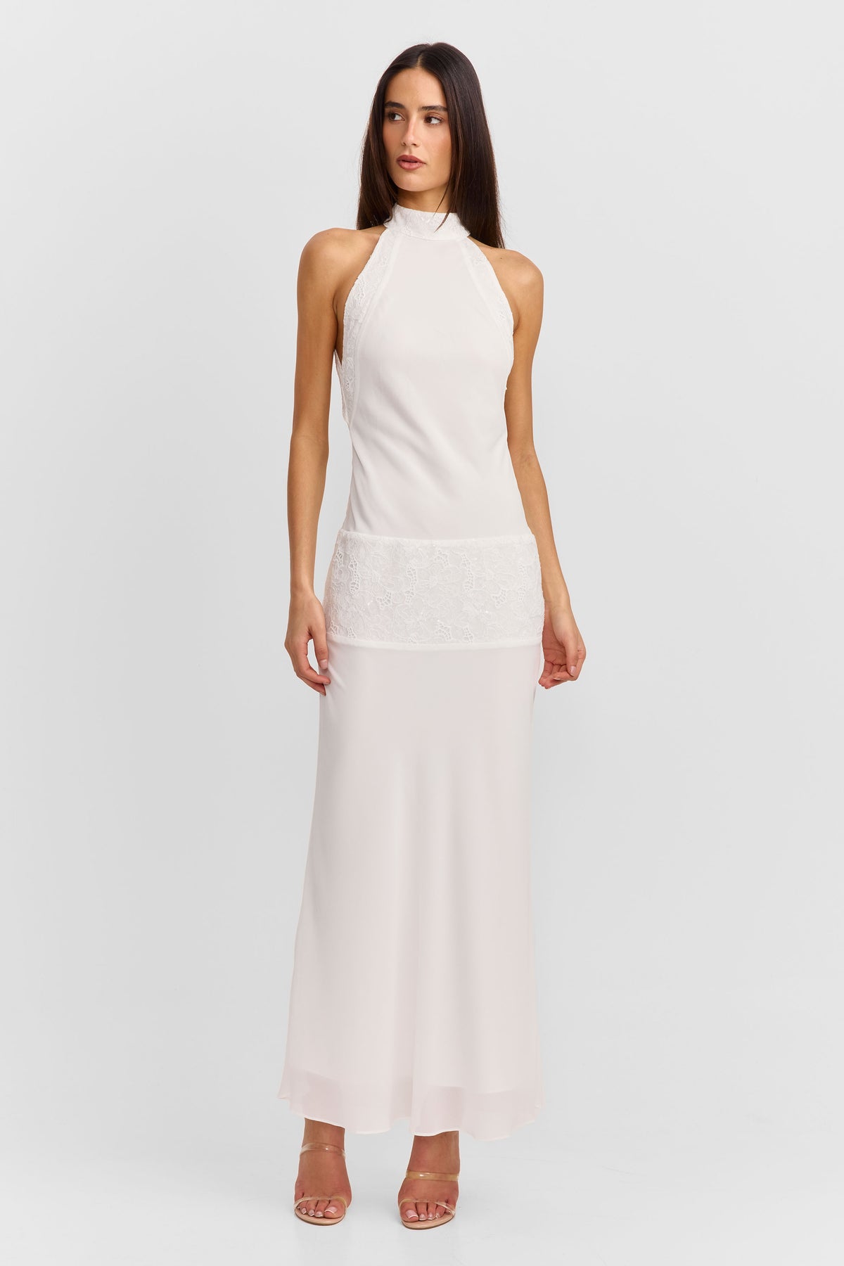 Ava Maxi Dress White
