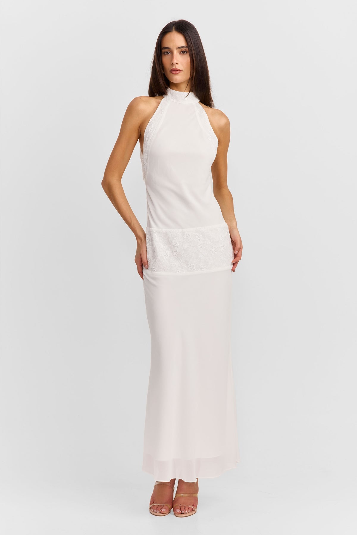 Ava Maxi Dress White