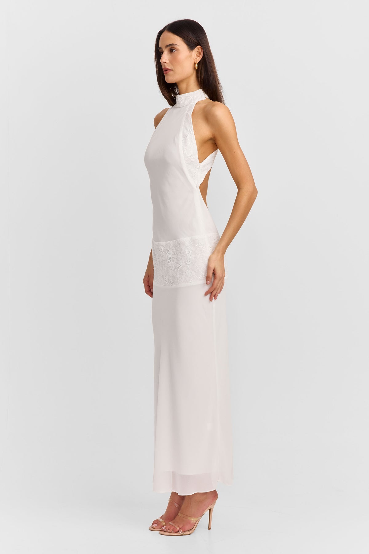 Ava Maxi Dress White