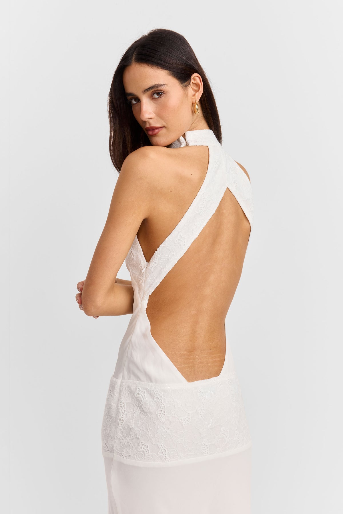 Ava Maxi Dress White