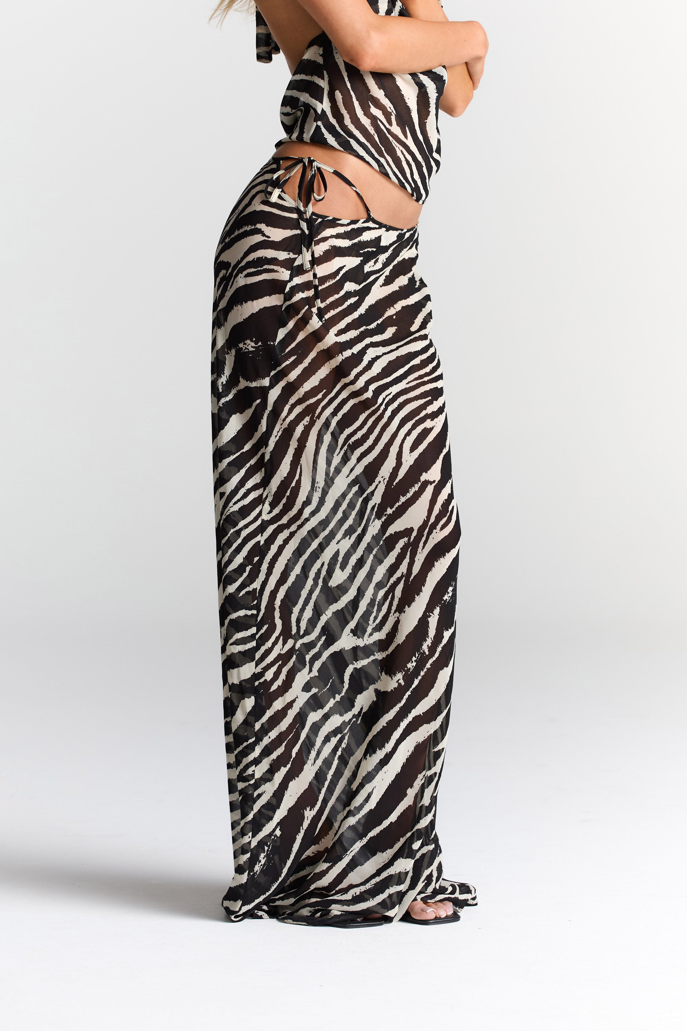 Aubrey Skirt Zebra Print