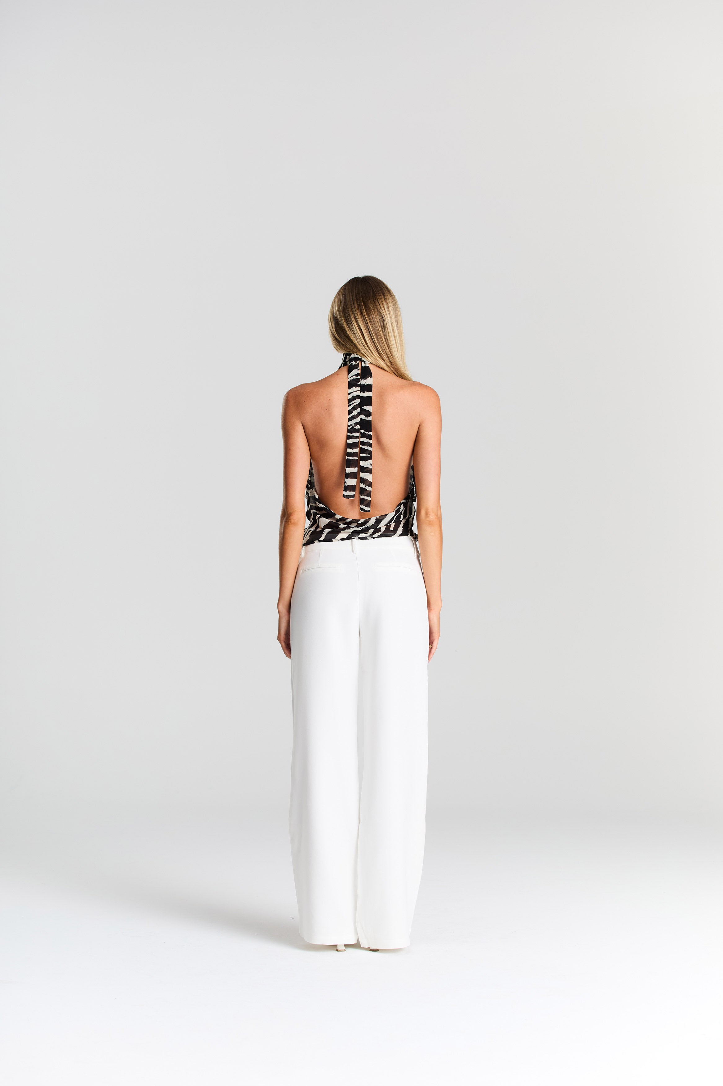 Aubrey Top Zebra Print