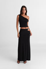 Lilah Maxi Skirt Black
