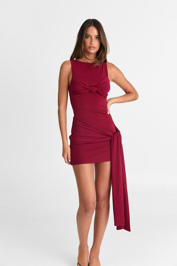 Isla Mini Dress Ruby