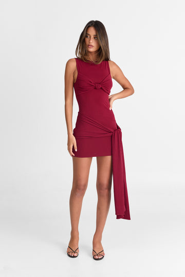 Isla Mini Dress Ruby