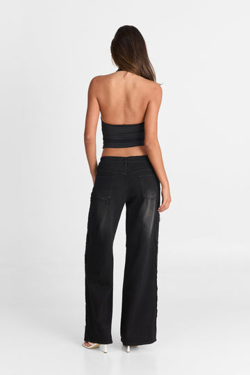 Cairo Jean Black