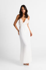 Elara Maxi Dress White