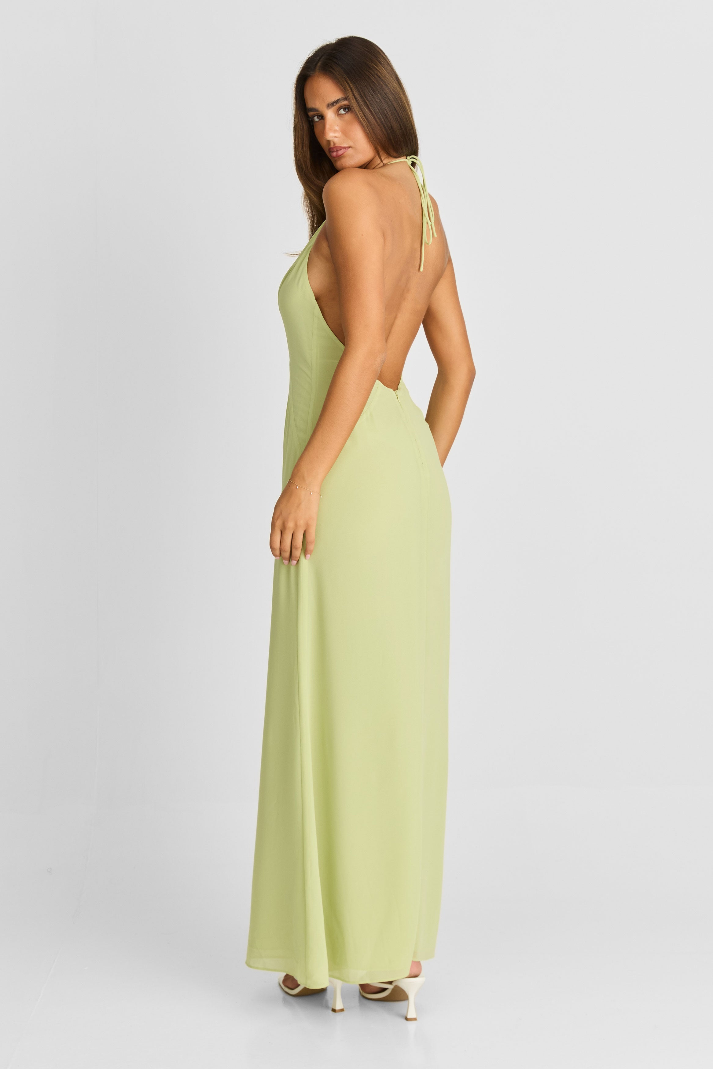 Elara Maxi Dress Apple