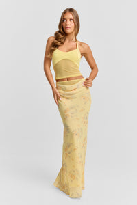 Juniper Maxi Skirt Yellow
