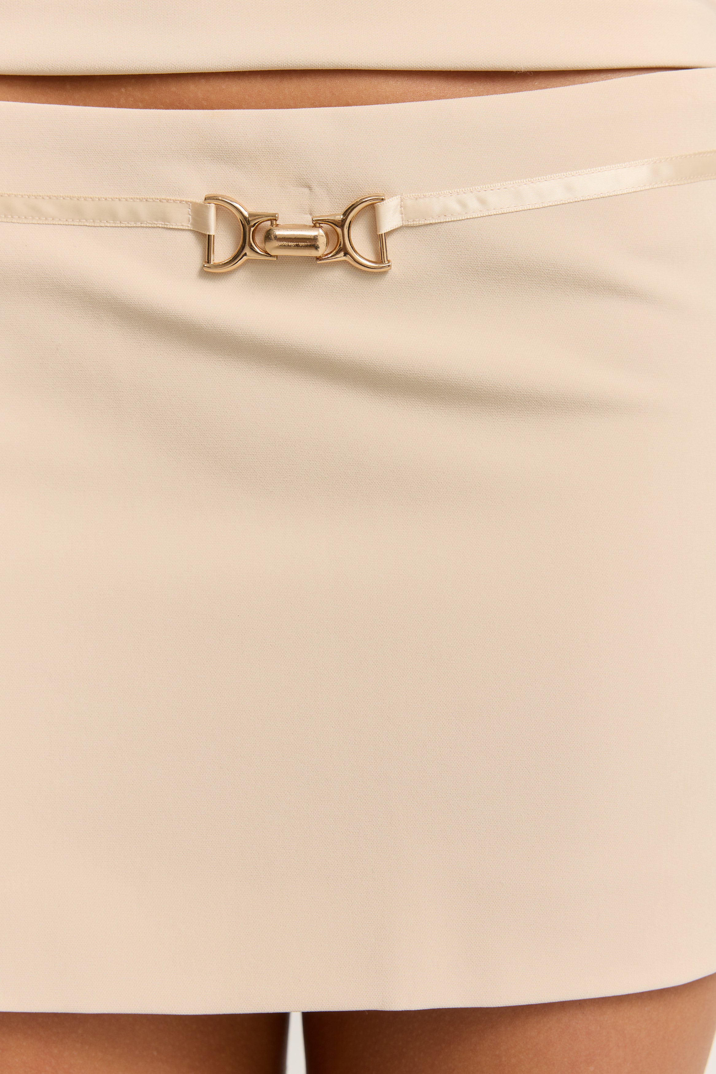 Zhara Mini Skirt Natural