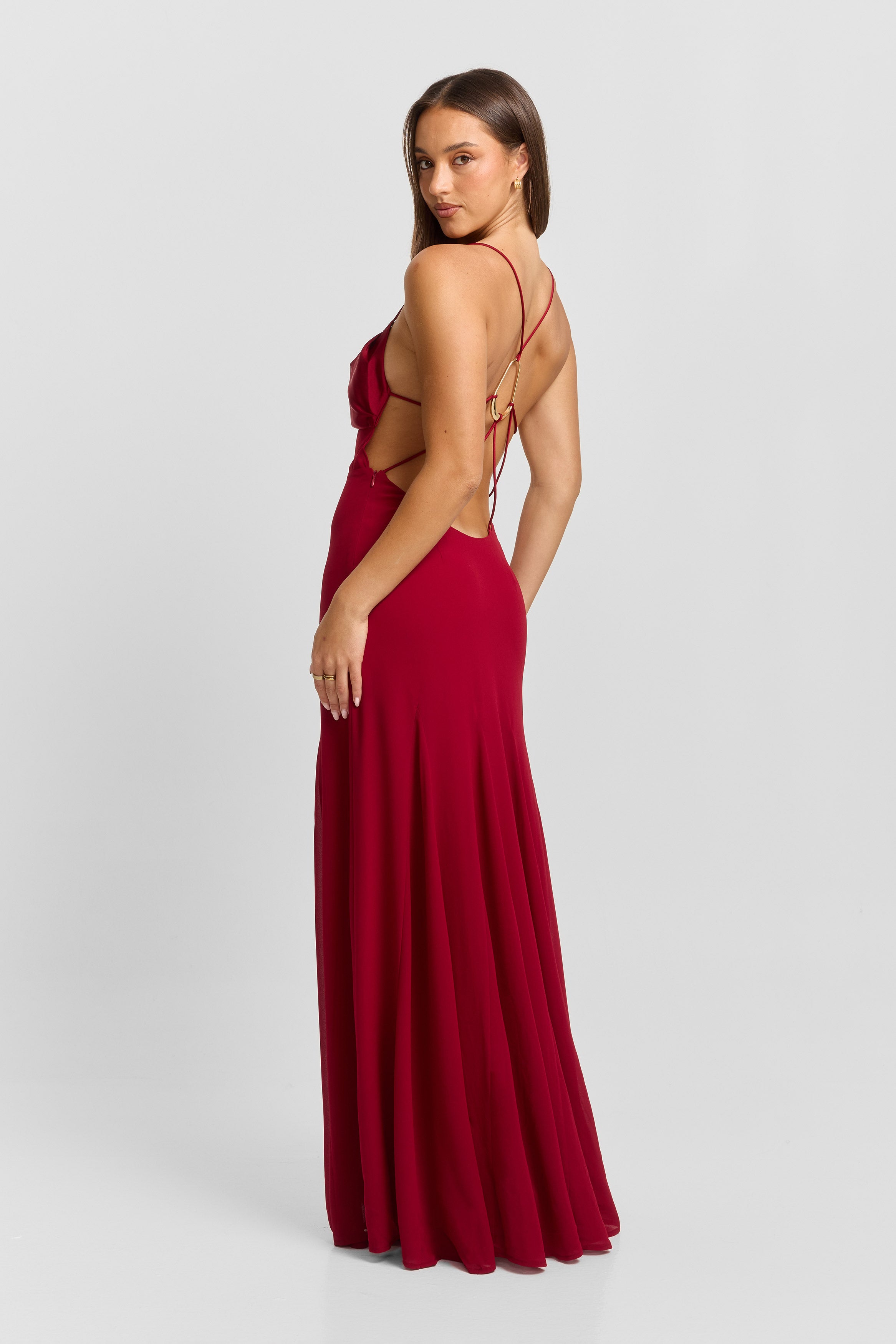 Electra Maxi Dress Red