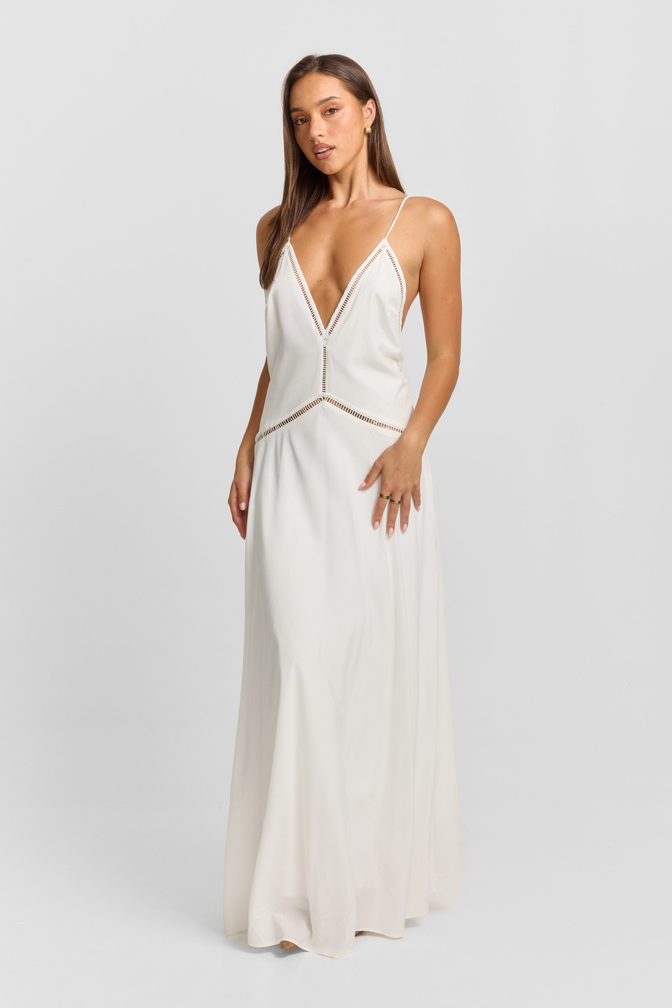 Posey Maxi Dress White