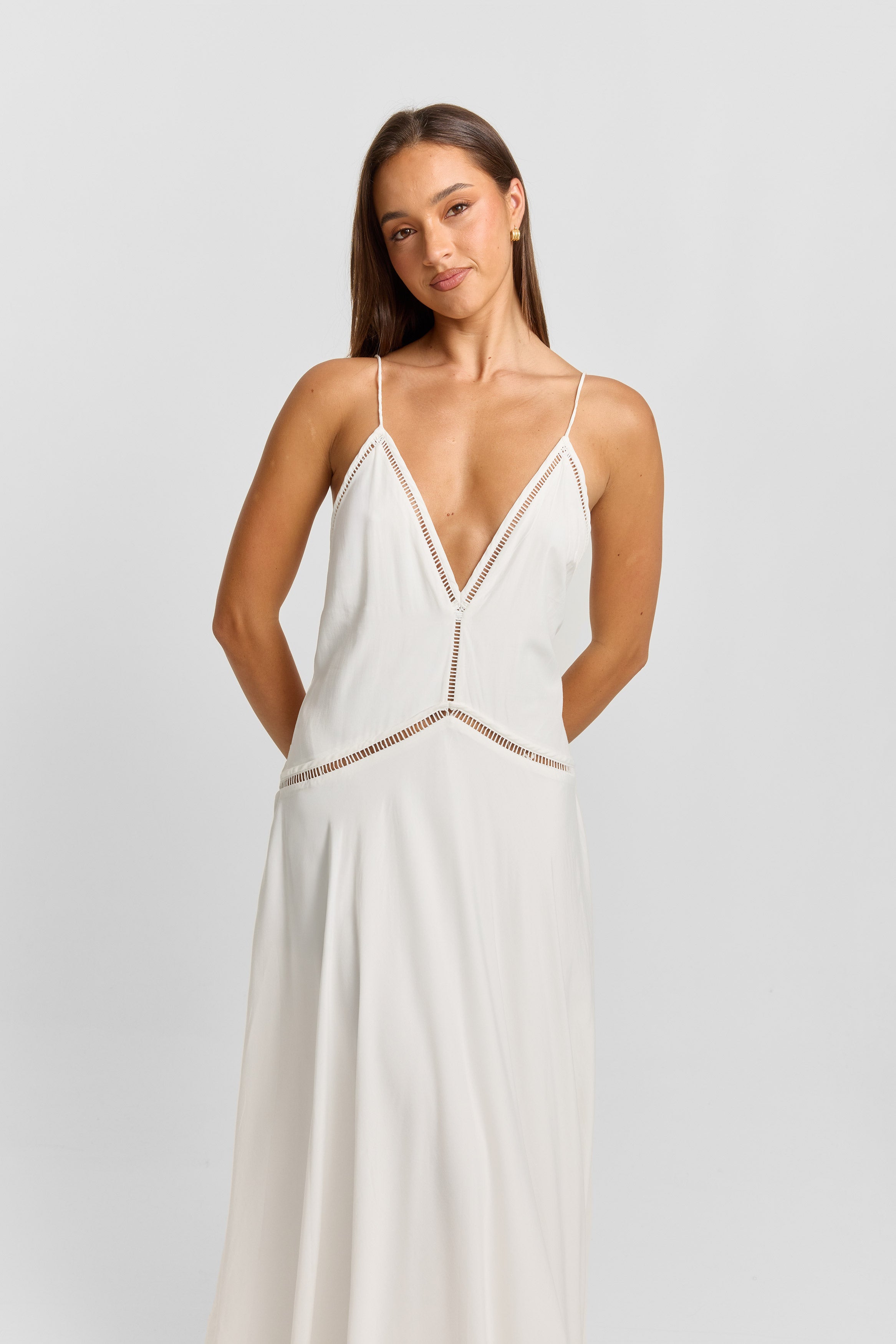 Posey Maxi Dress White