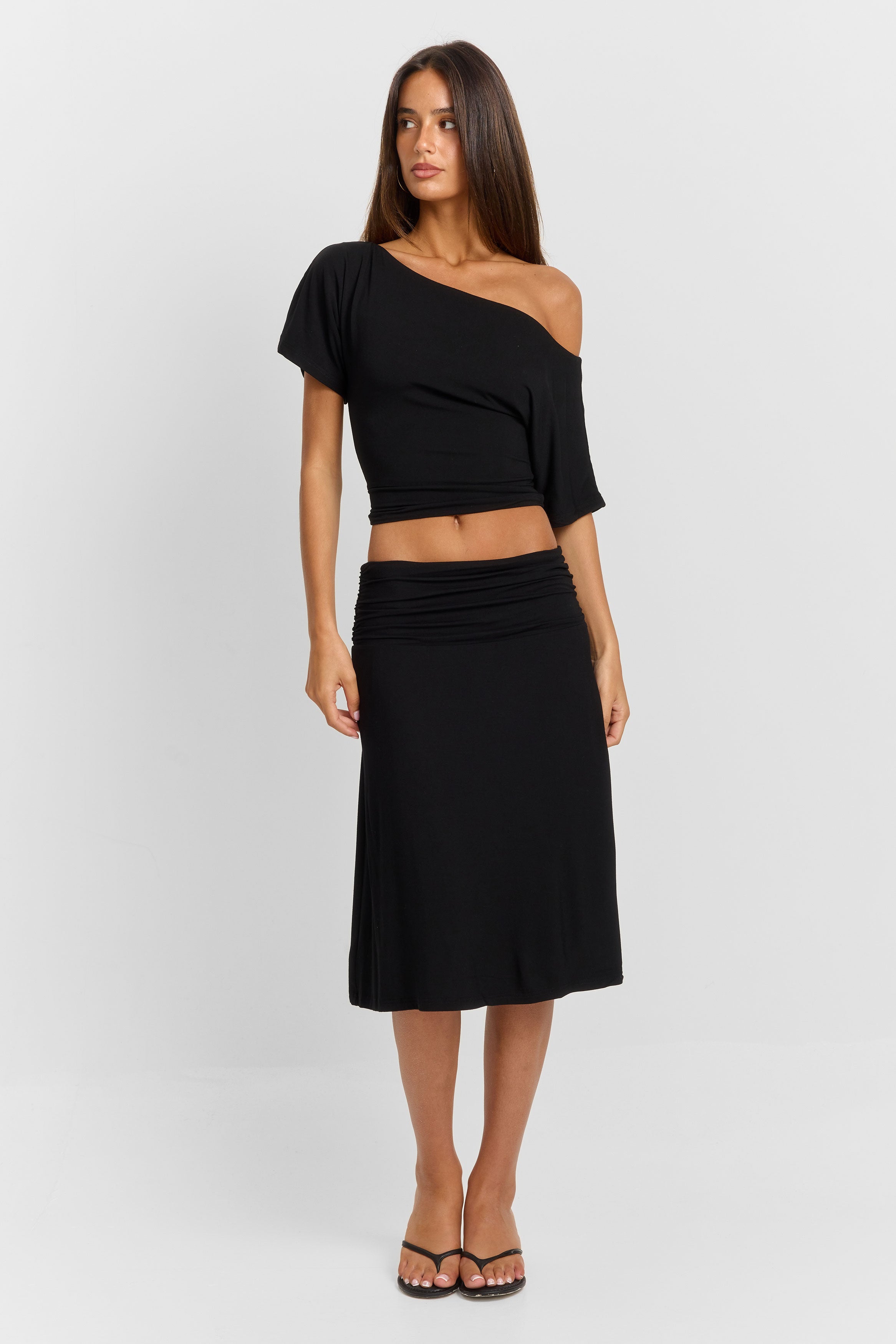 Lorelei Midi Skirt Black