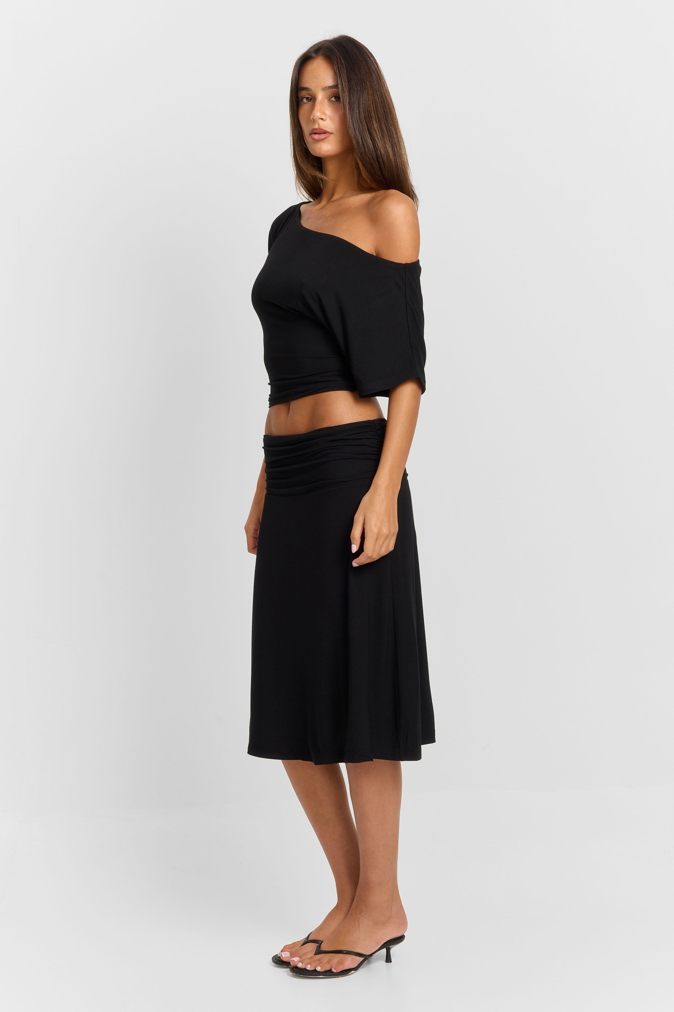 Lorelei Midi Skirt Black