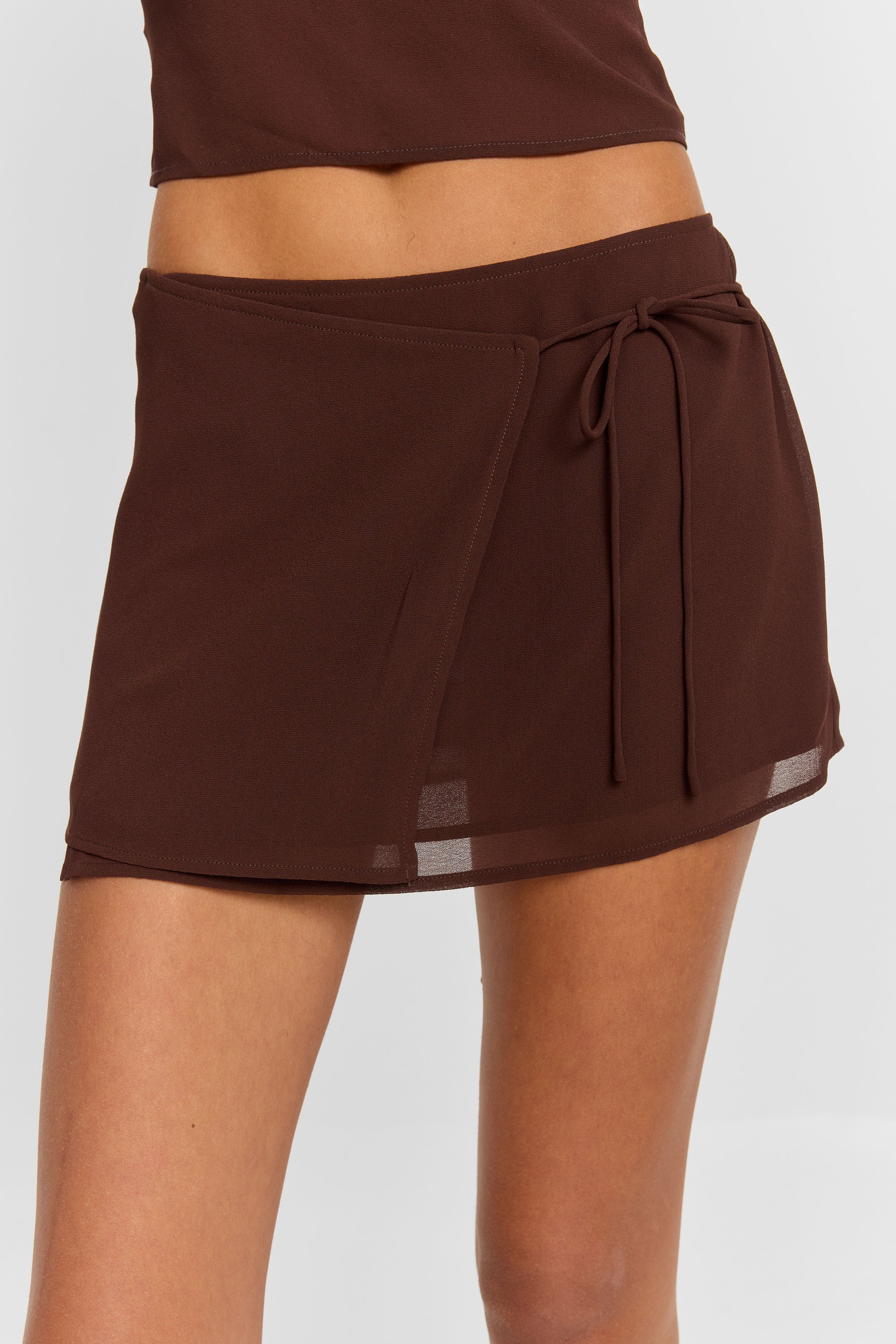 Victoria Mini Skirt Chocolate