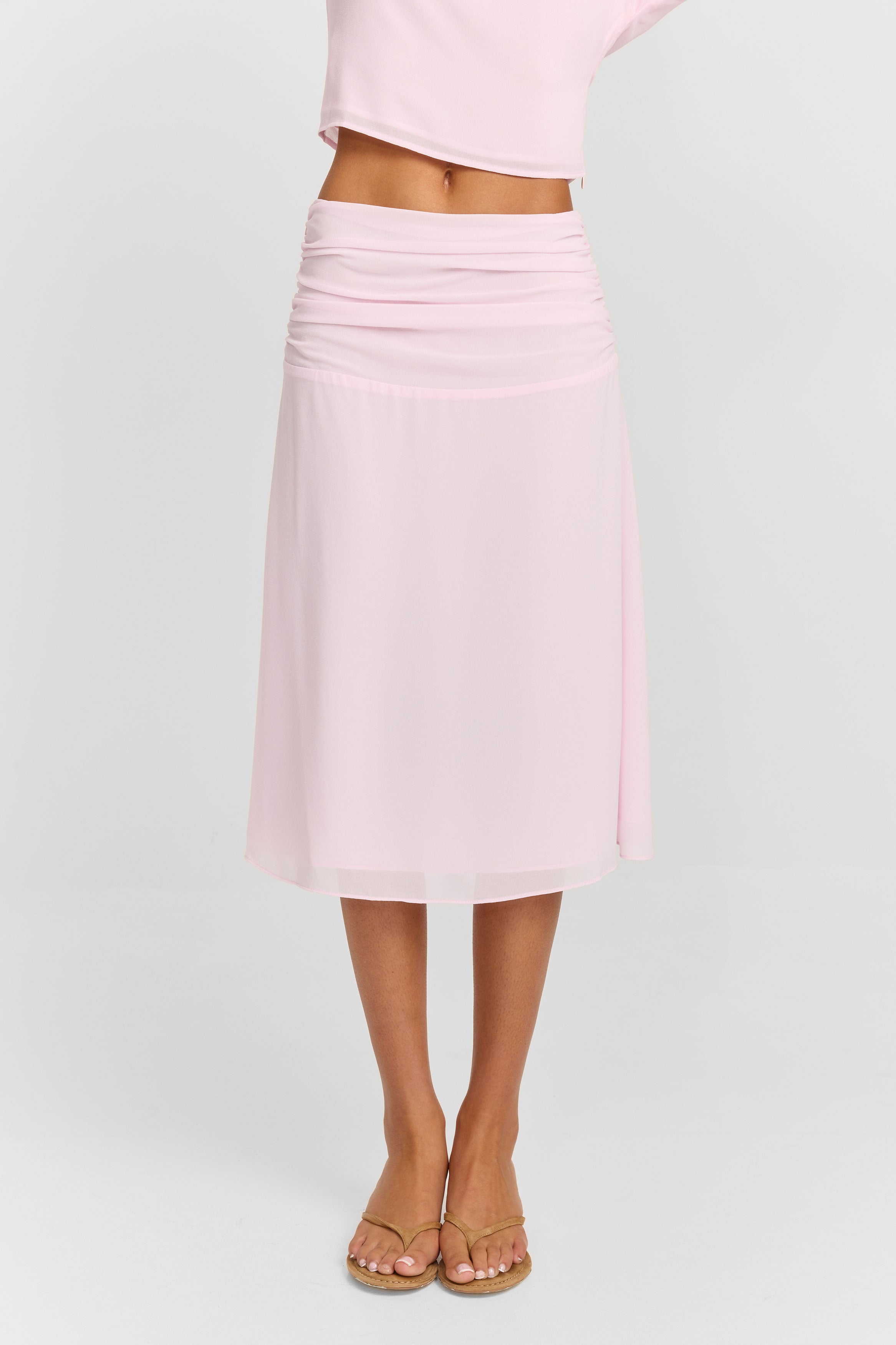 Margot Midi Skirt Pink