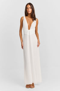 Juno Maxi Dress White
