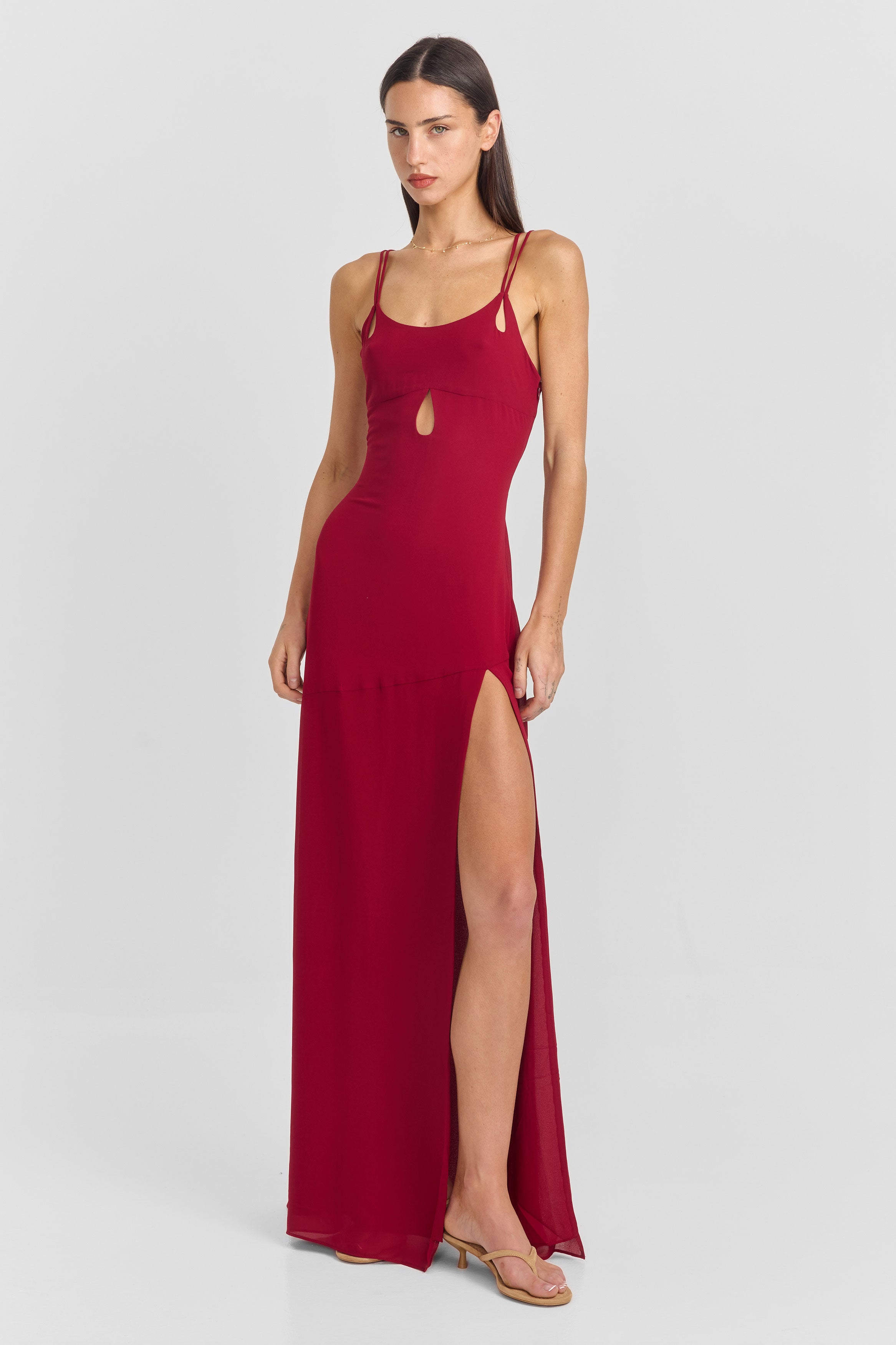 Arietta Maxi Dress Red
