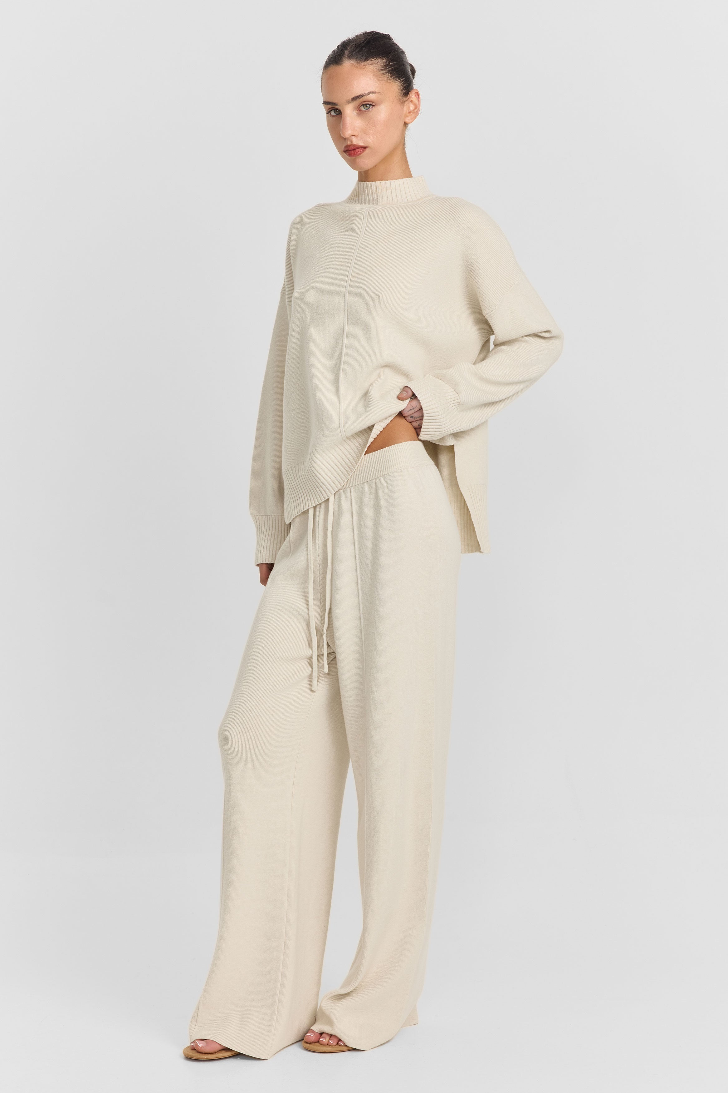 Maxine Knit Pant Brown