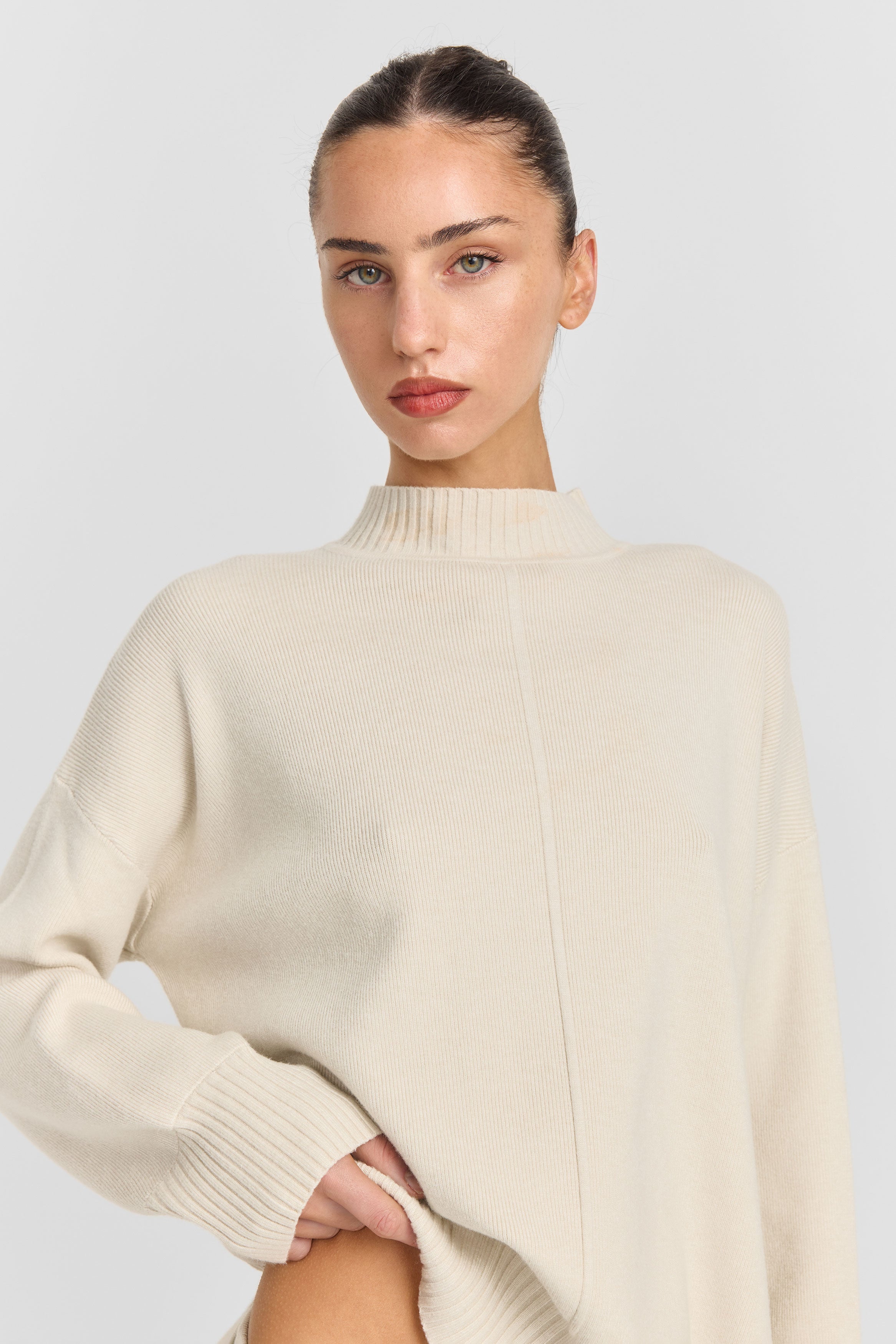 Maxine Knit Top Brown