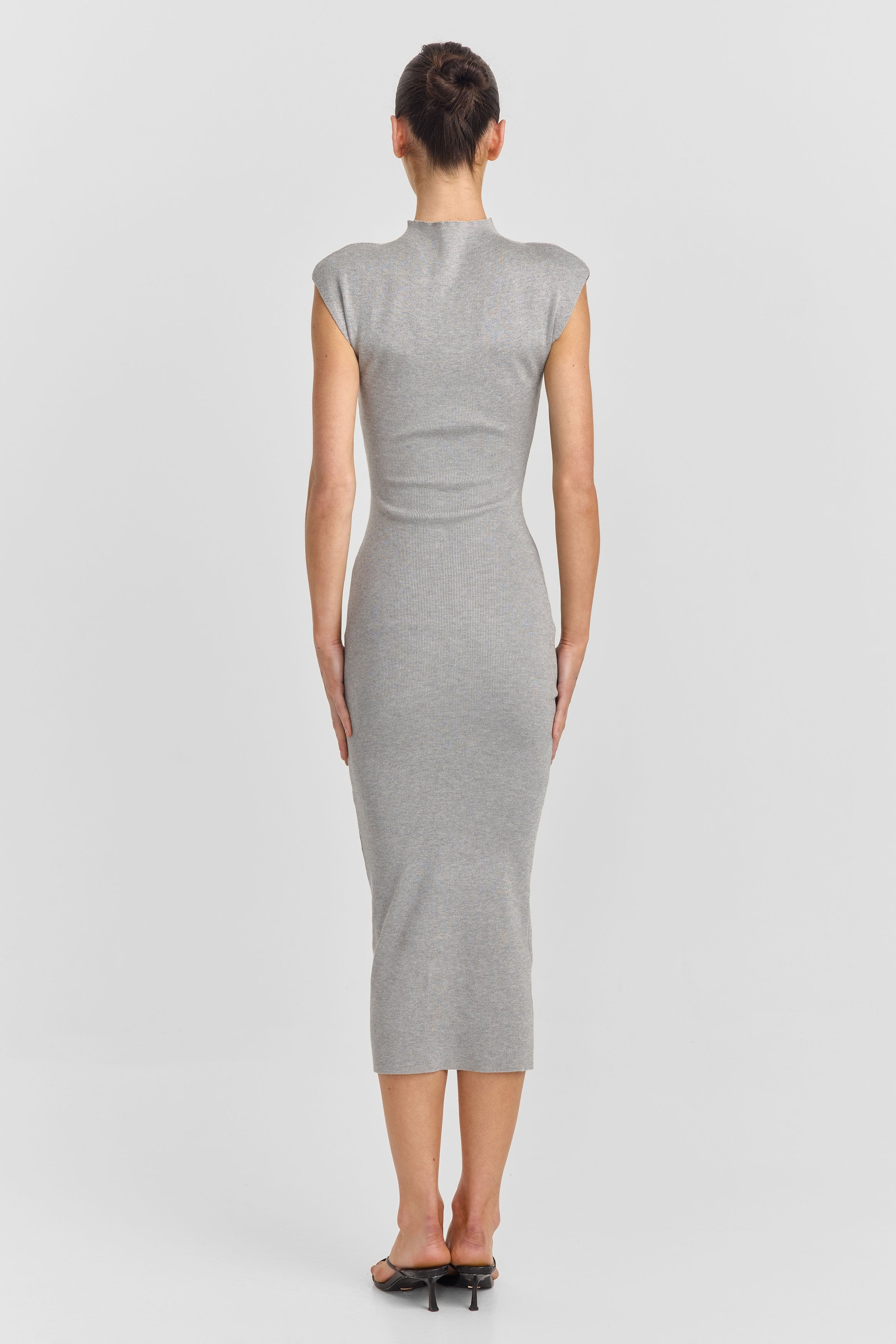 Suzette Midi Dress Grey