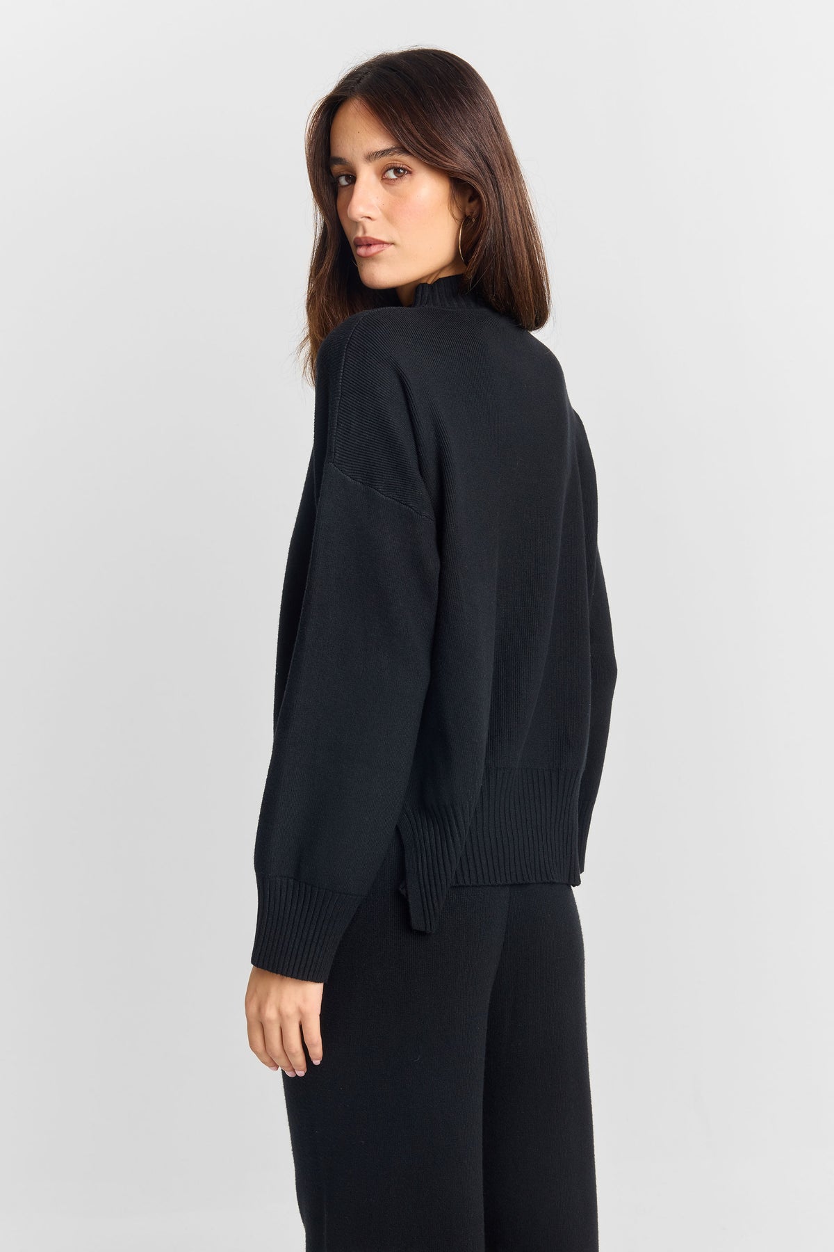 Maxine Knit Top Black
