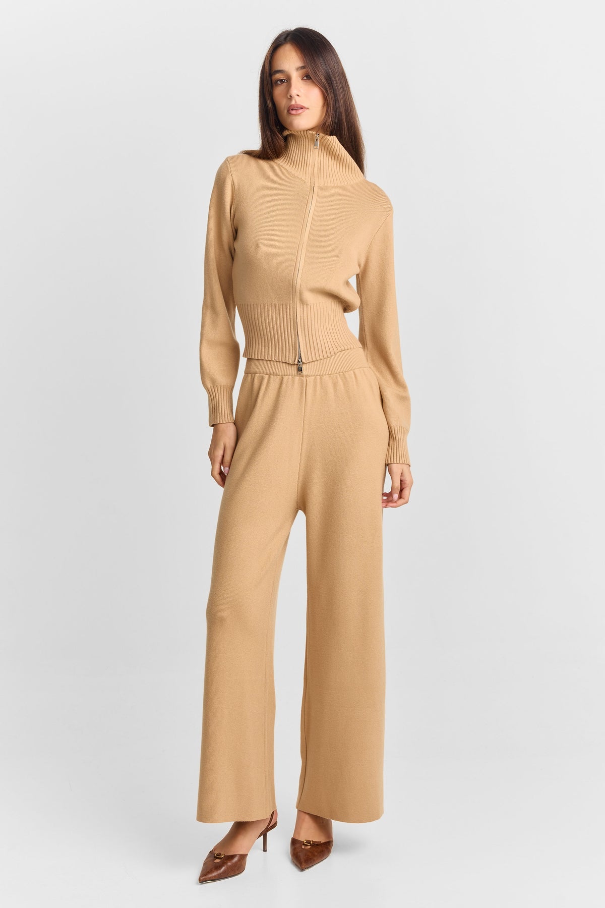 Clarisse Knit Pant Camel