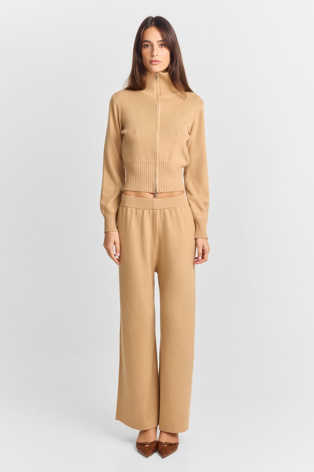 Clarisse Knit Pant Camel
