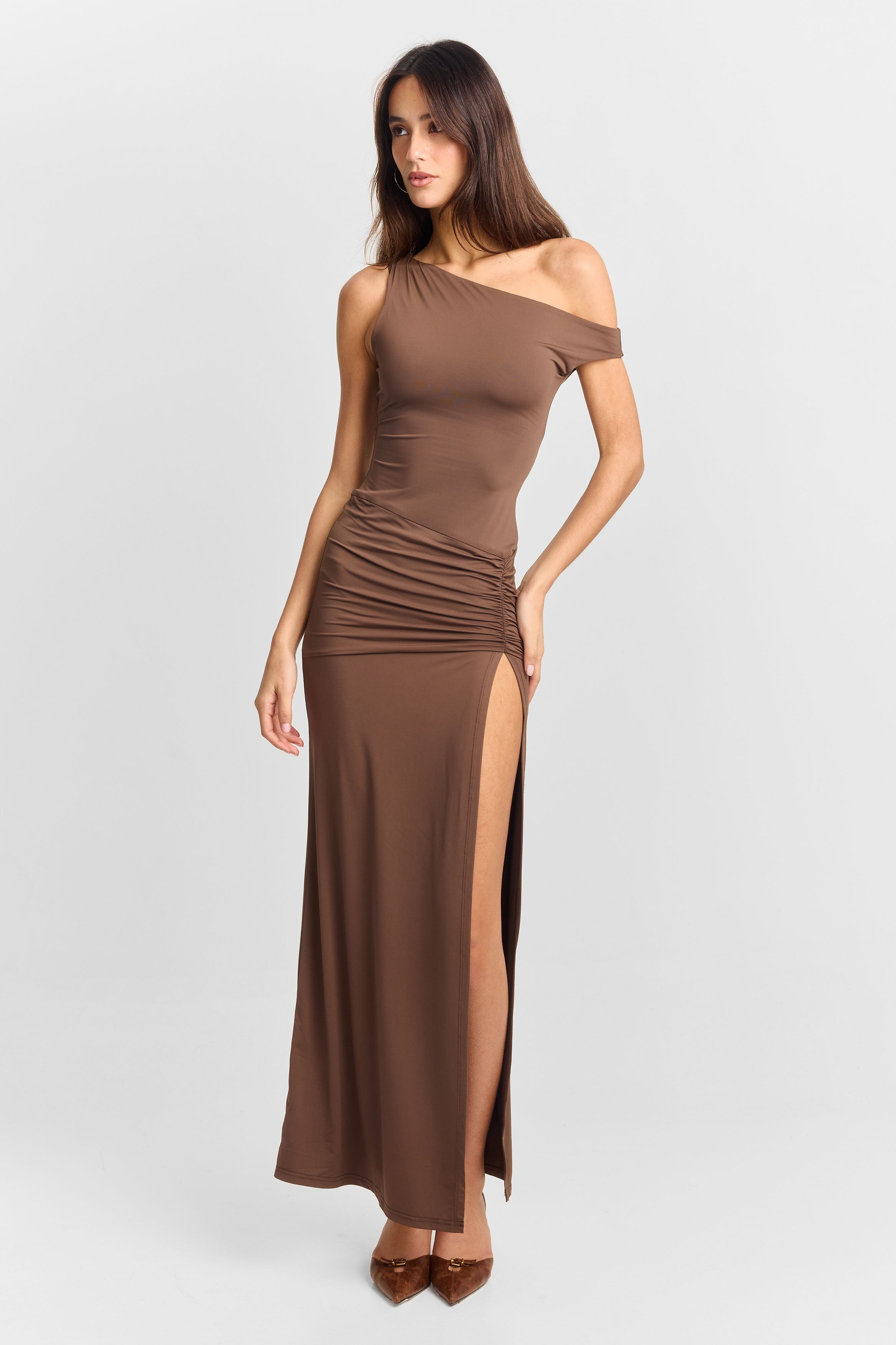 Ottilie Maxi Dress Brown