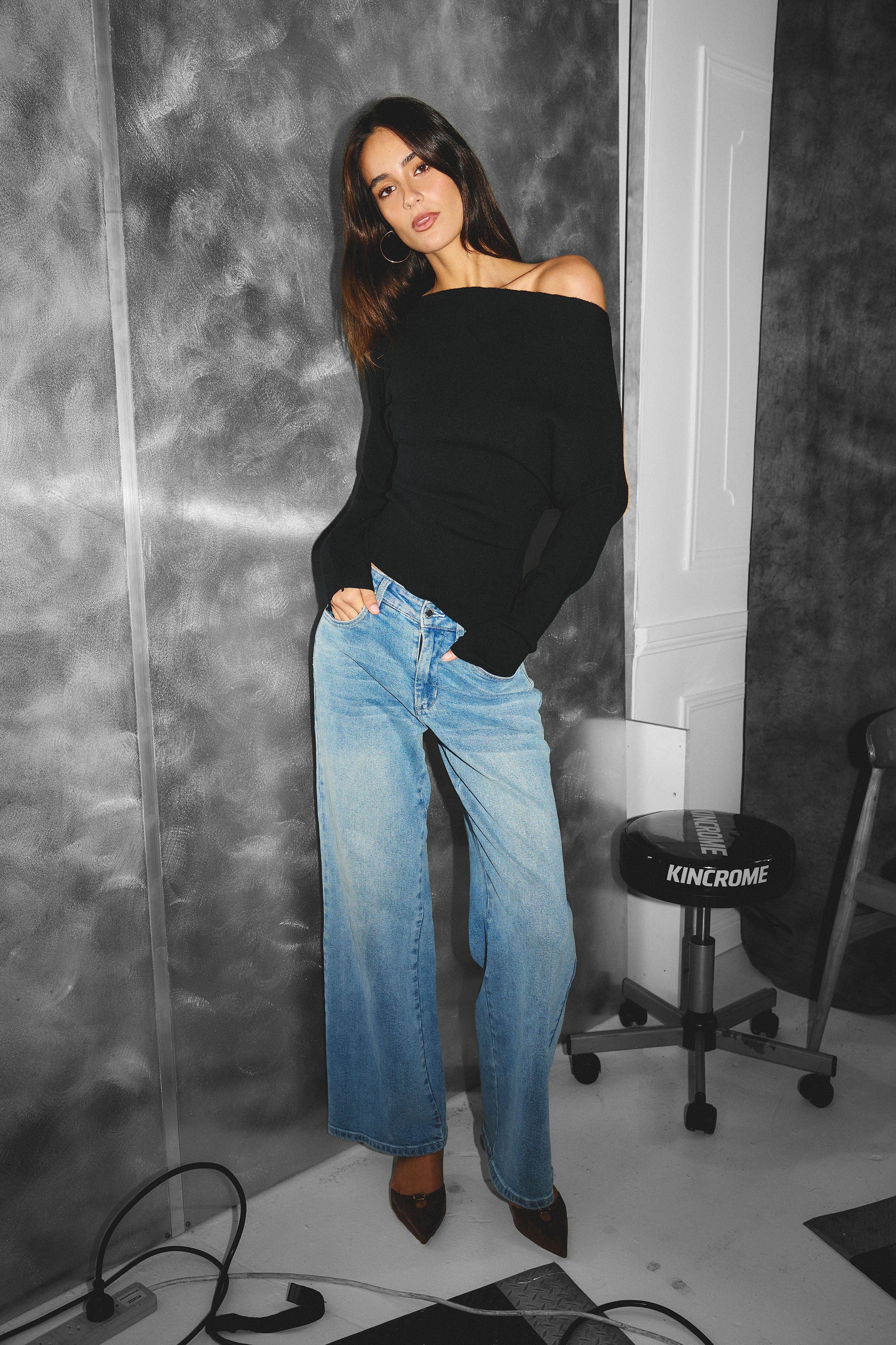 Winifred Knit Top Black