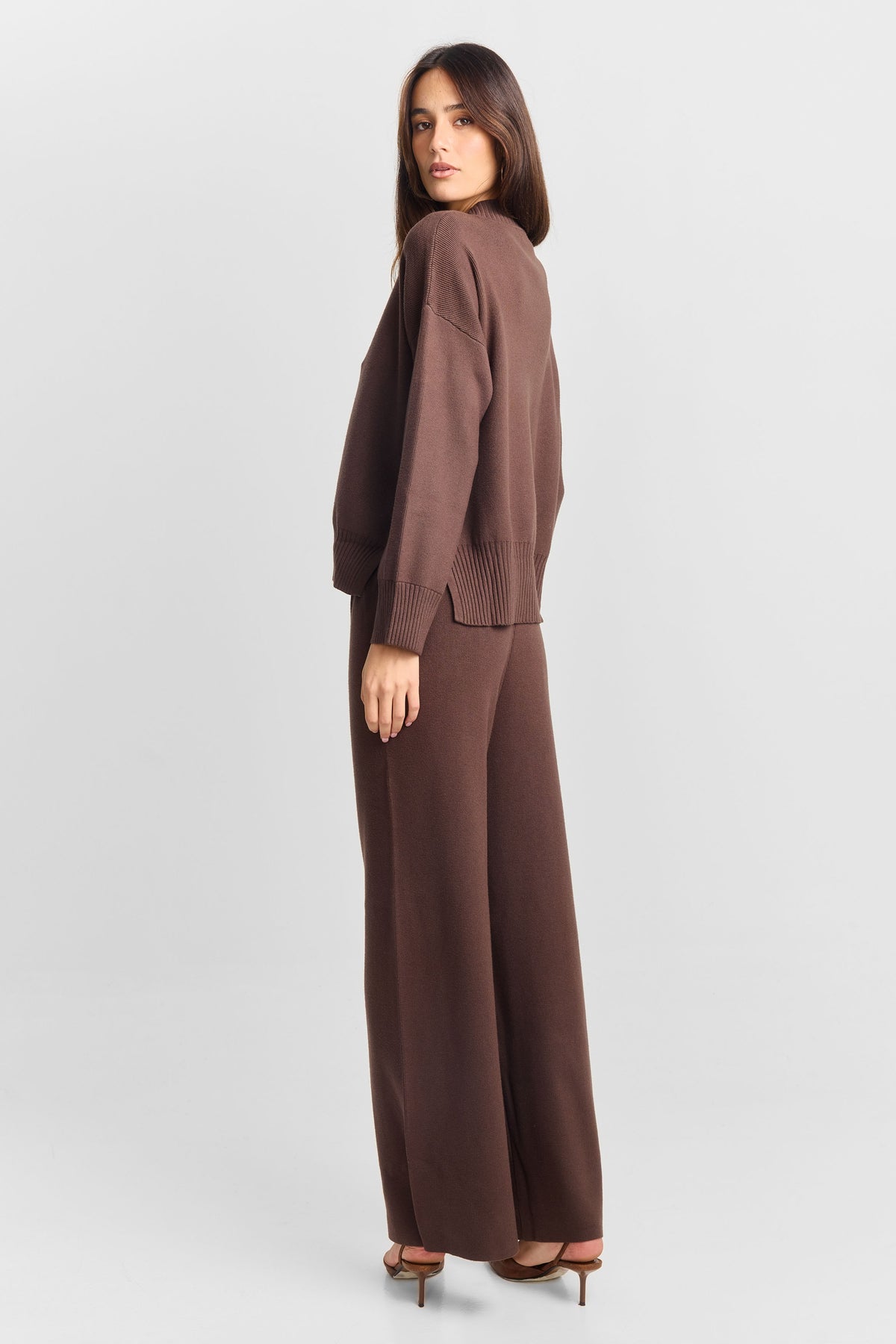 Maxine Knit Pant Brown