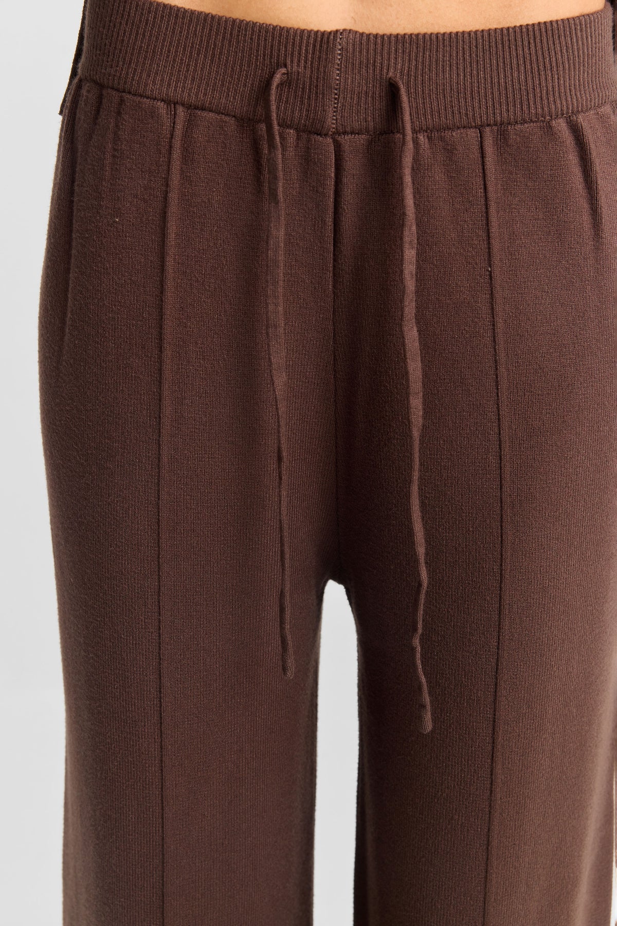 Maxine Knit Pant Brown