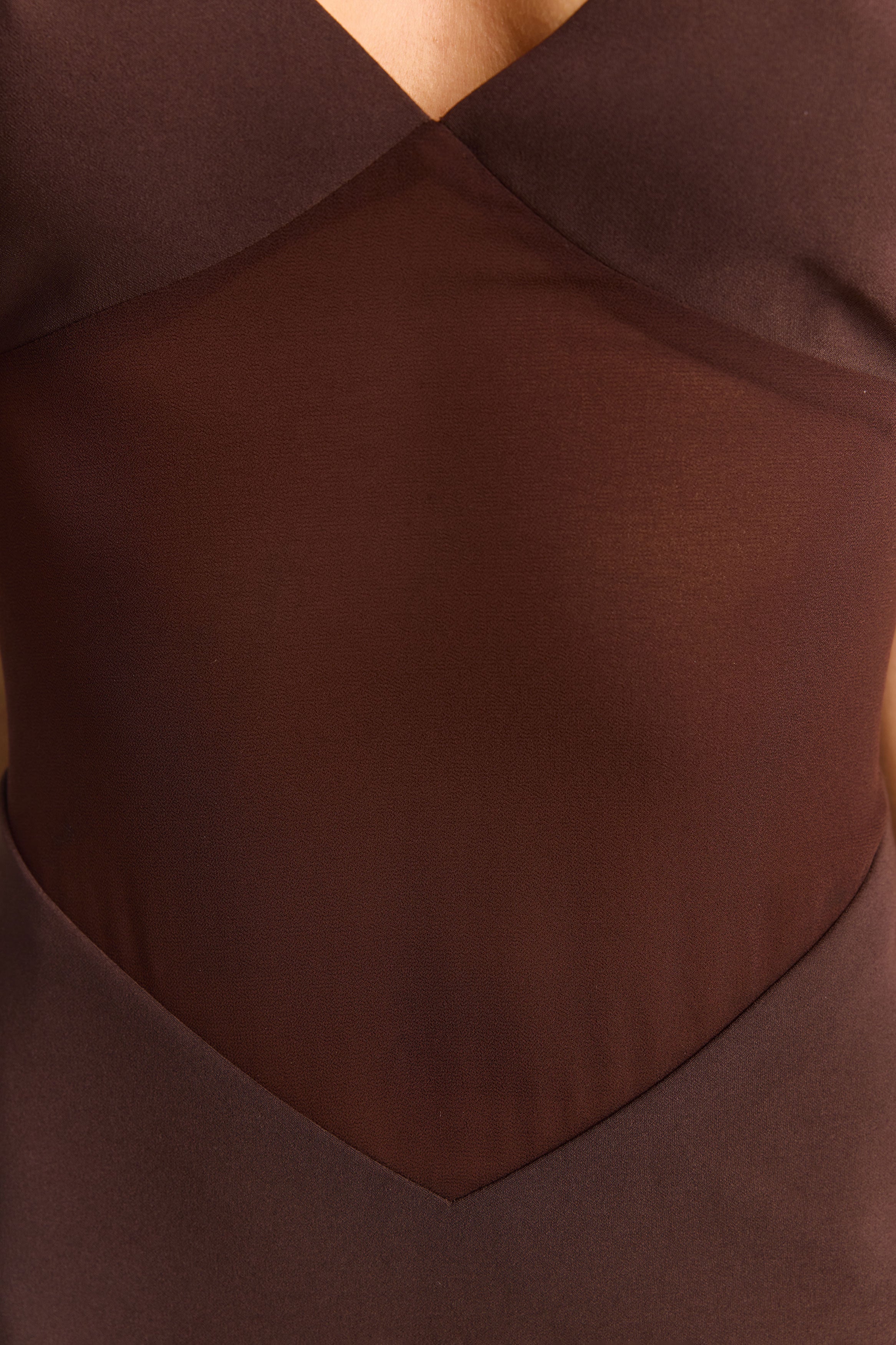 Paloma Maxi Dress Brown