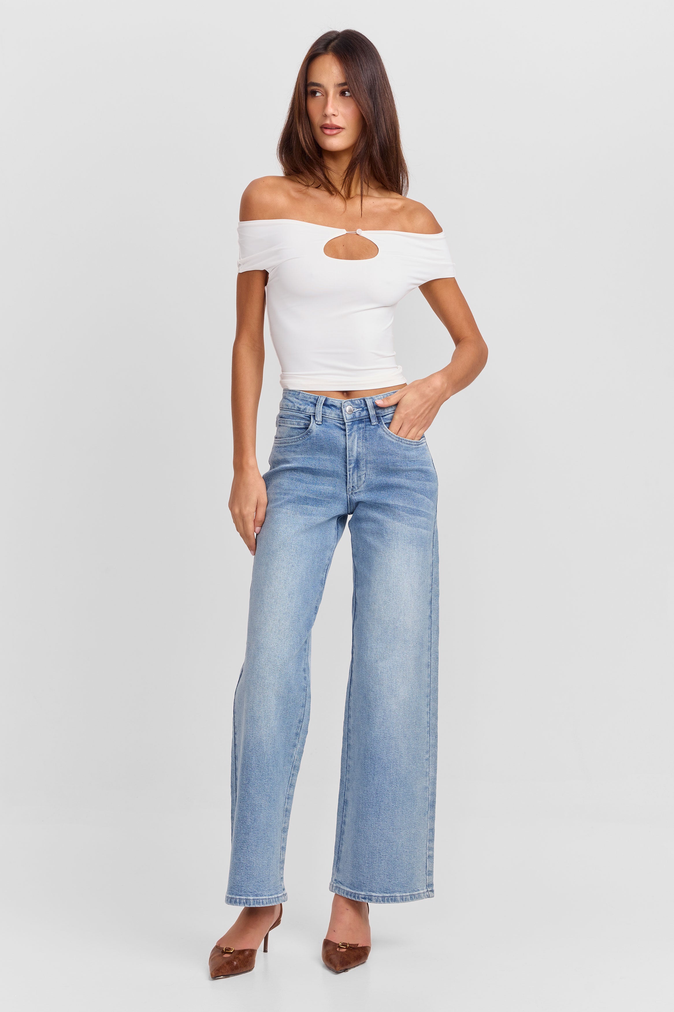 Laura Top White