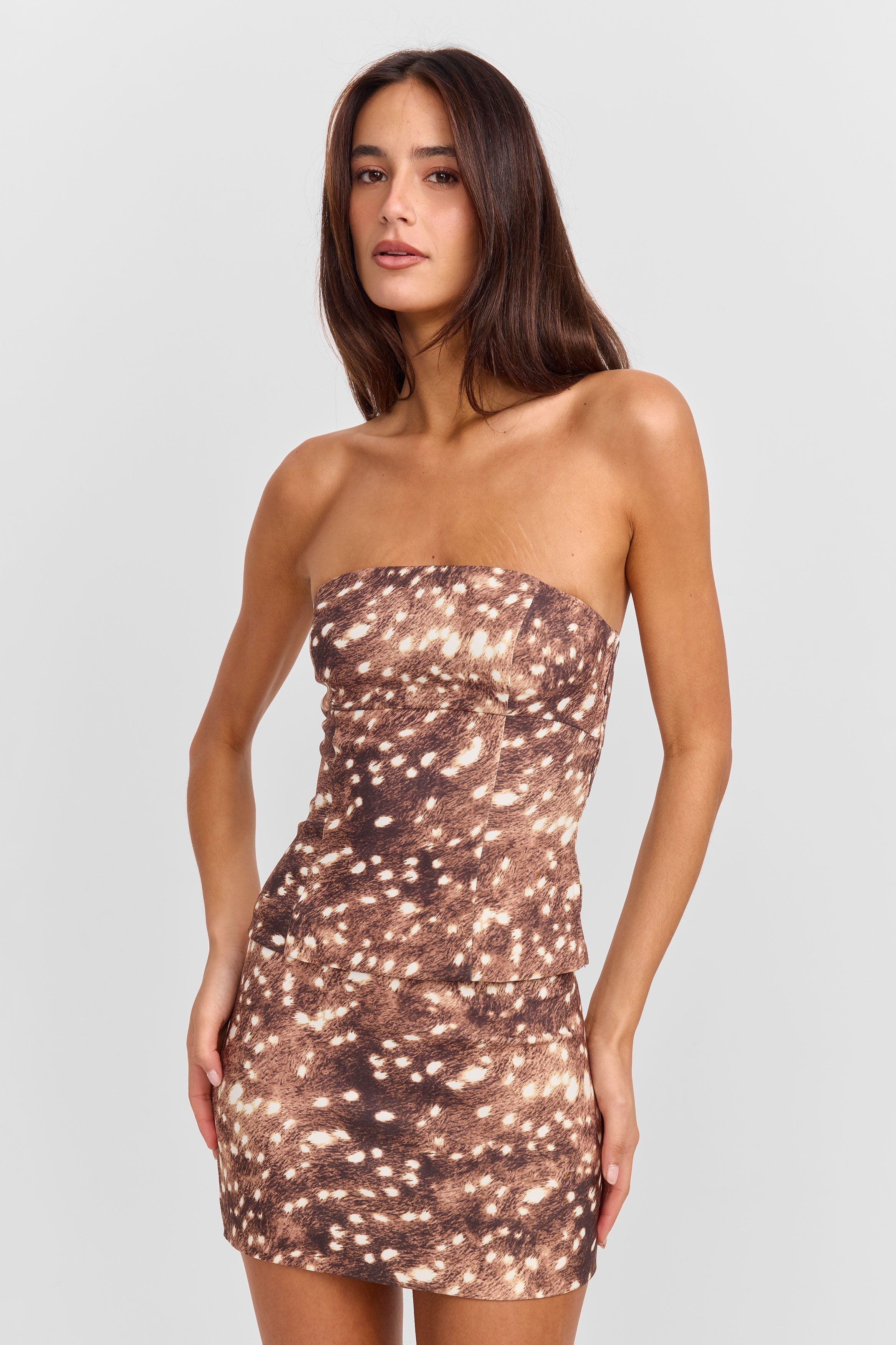 Wren Bustier Print