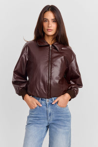 Estella Bomber Jacket Brown