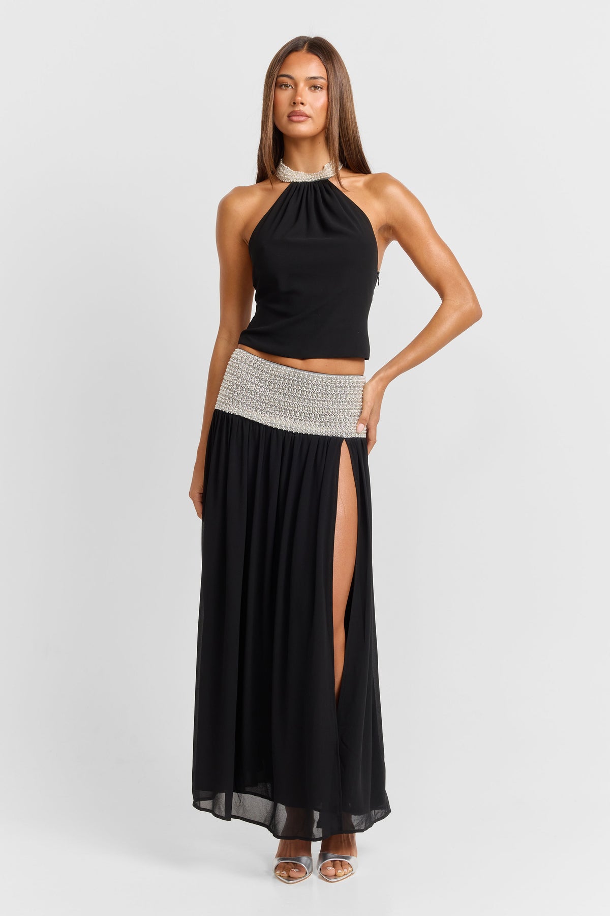 Philippa Maxi Skirt Black