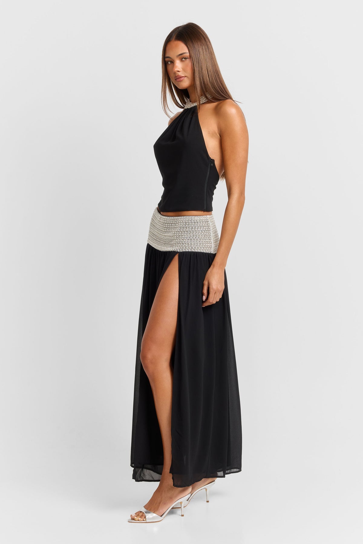 Philippa Maxi Skirt Black