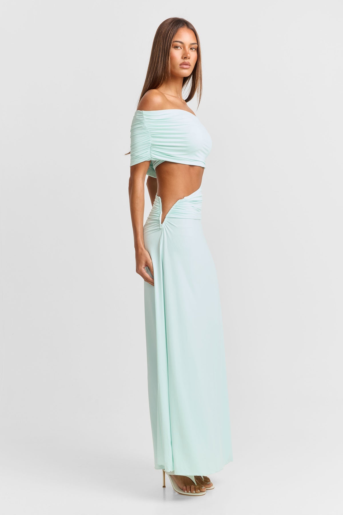 Fallon Maxi Dress Aqua