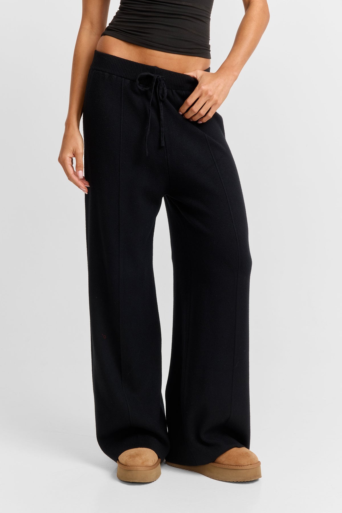 Clarisse Knit Pant Black