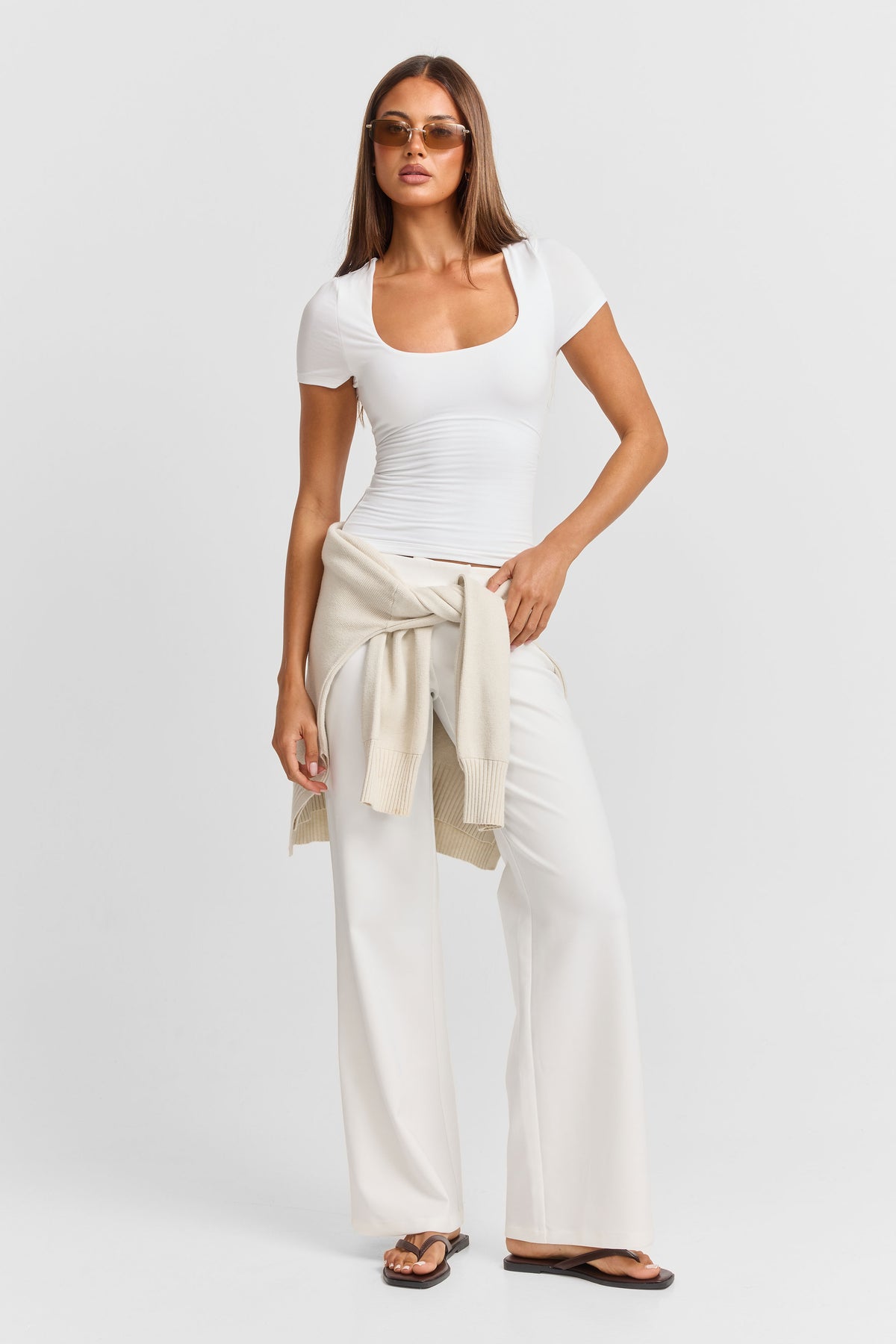 Celine Top White