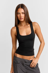 Pippa Reversible Tank Black