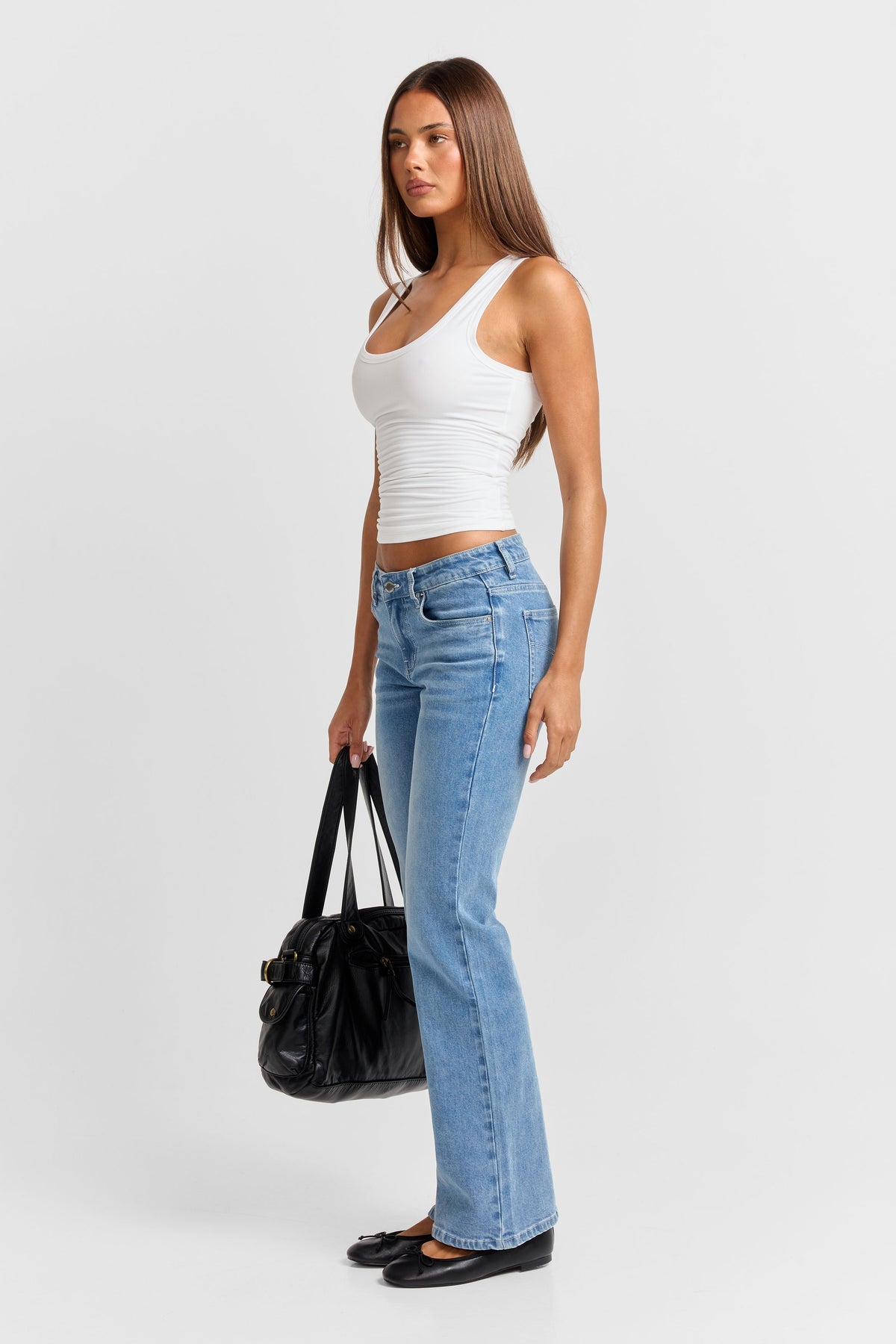 Montana Low Rise Jean Mid Blue