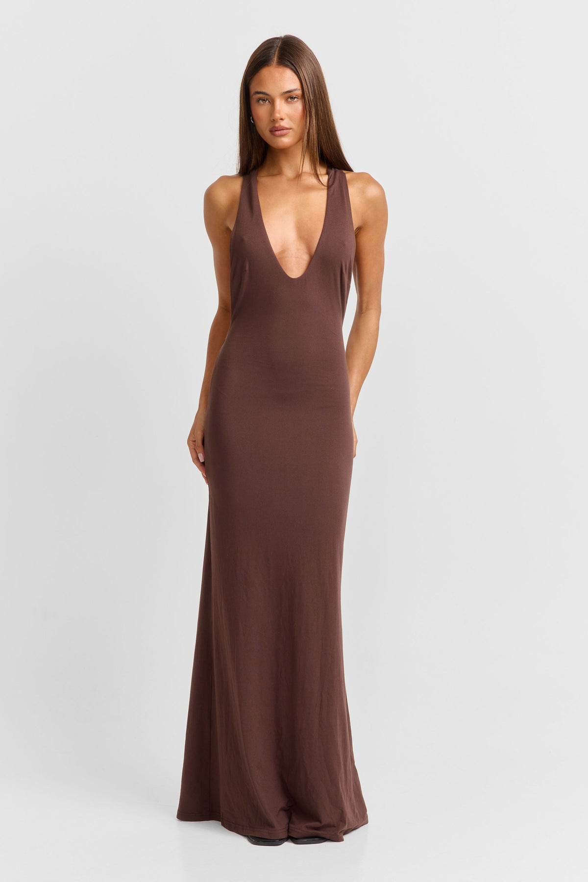 Julia Maxi Dress Brown