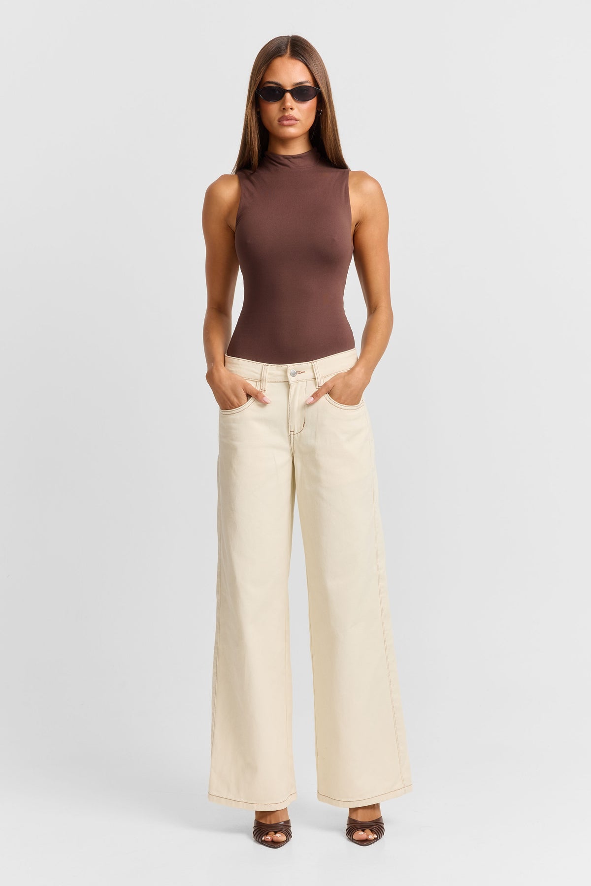 Adeline Bodysuit Brown
