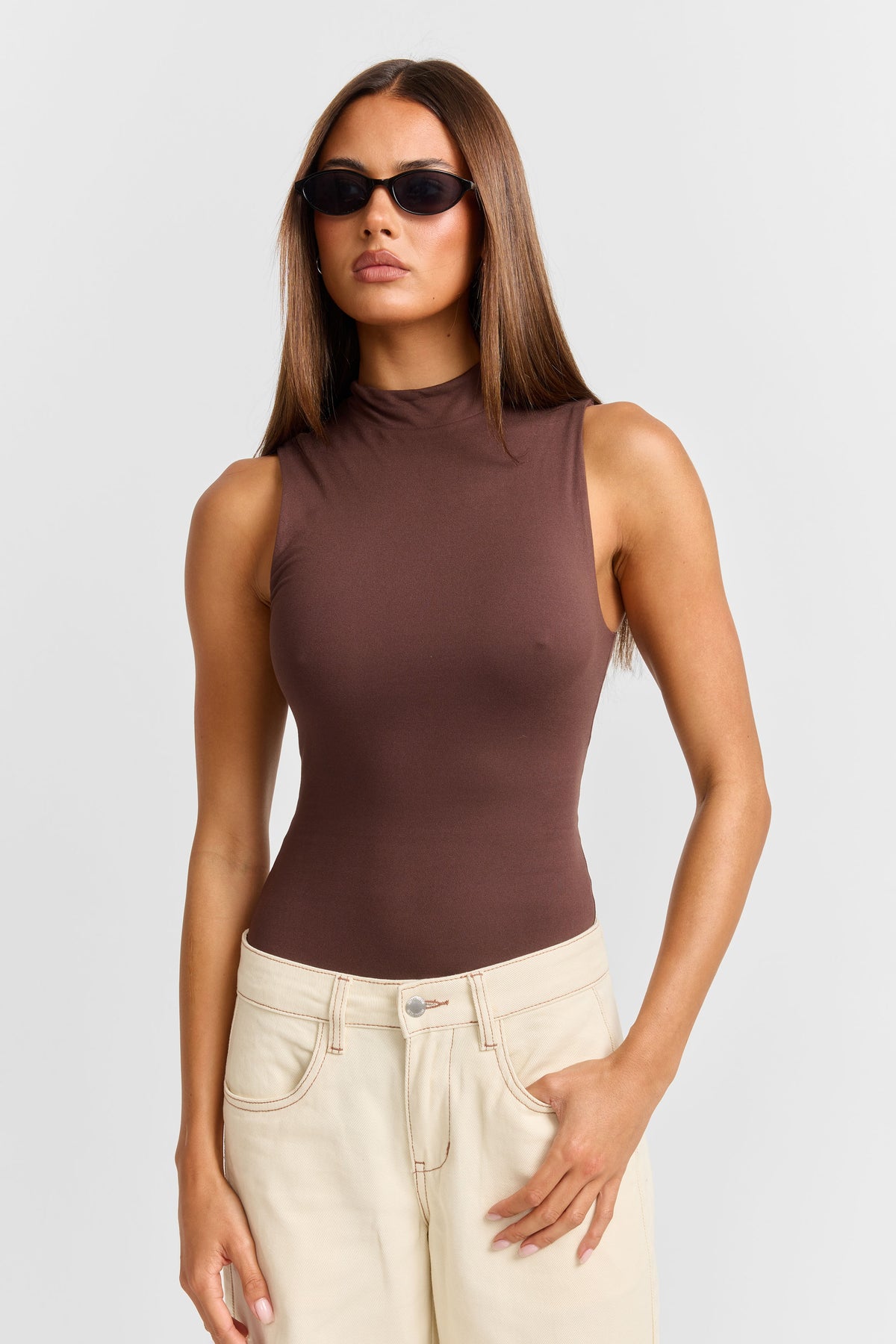 Adeline Bodysuit Brown