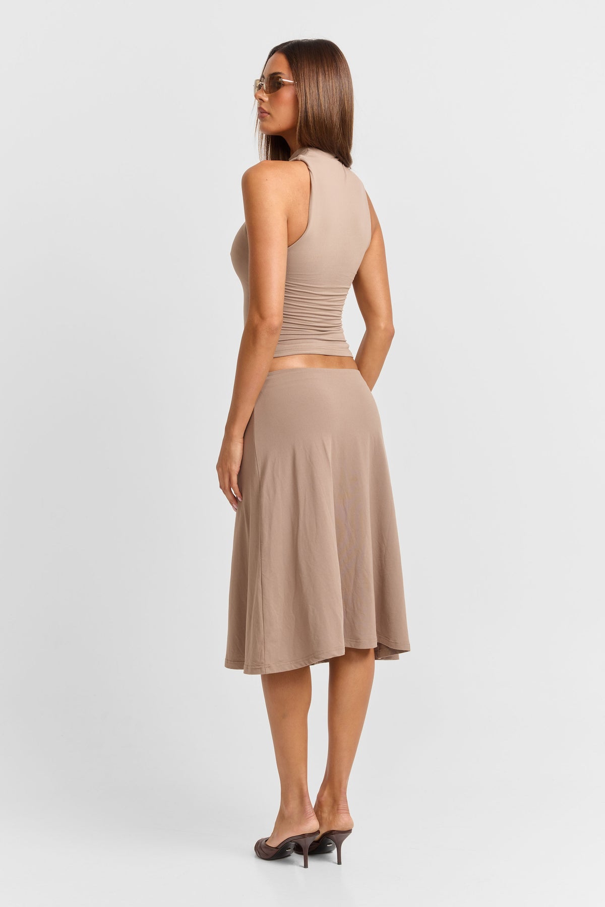 Adeline Midi Skirt Natural