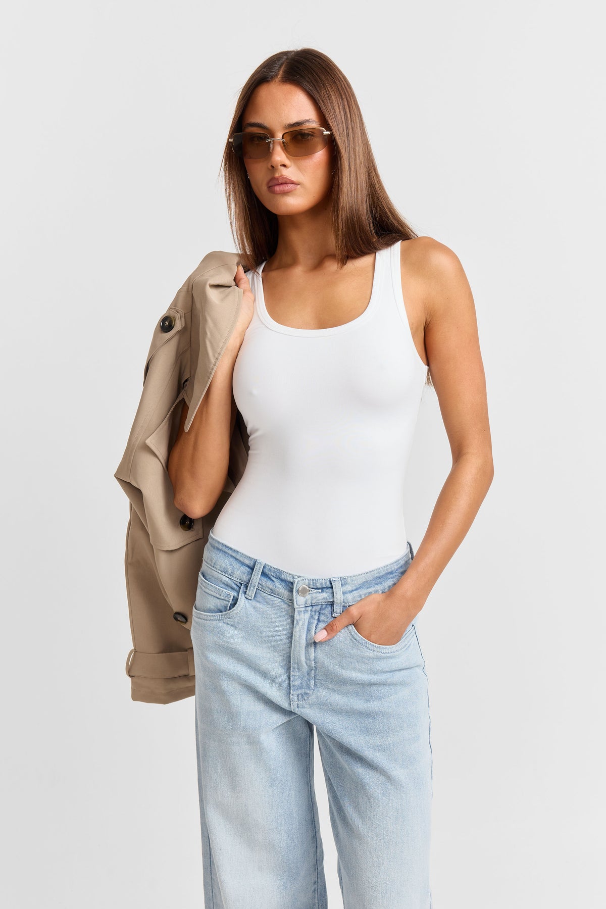 Pippa Bodysuit White